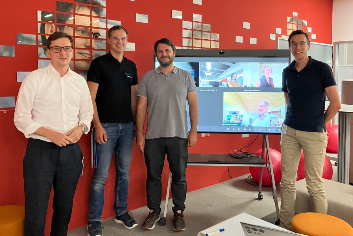Das geminiware-Team bei einem Partnertermin